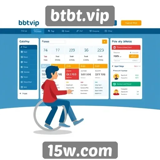 Acessibilidade e interface do site btbt.vip